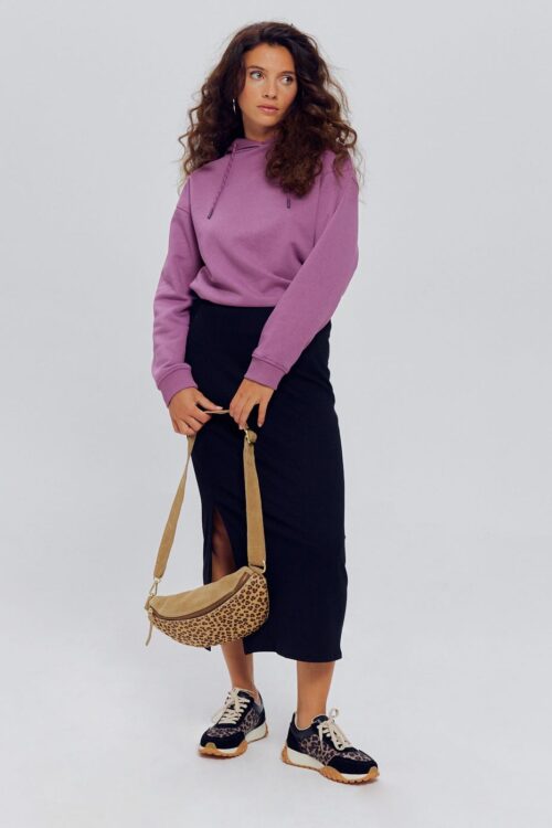 Women’s hooded sweatshirt – Medium purple